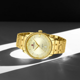 Naviforce Gold Stainless Steel Strap Men's Watch NF9272S G/G/G