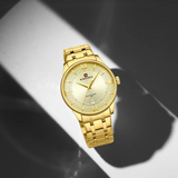 Naviforce Gold Stainless Steel Strap Men's Watch NF9272S G/G/G