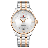 Naviforce Silver Dial Stainless Steel Strap Men's Watch NF9272S S/W/RG