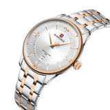 Naviforce Silver Dial Stainless Steel Strap Men's Watch NF9272S S/W/RG