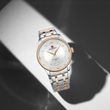 Naviforce Silver Dial Stainless Steel Strap Men's Watch NF9272S S/W/RG