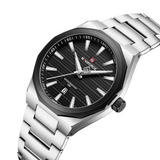 Naviforce Black Dial Stainless Steel Strap Men's Watch NF9274 S/B/S