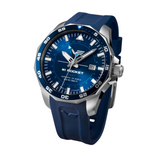 Vostok Europe Blue Silicone Strap Men Watch NH34-225A712-S