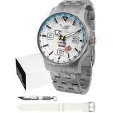 Votstok Europe Silver Stainless Steel Strap Men Watch NH34-595A773-BS