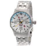 Votstok Europe Silver Stainless Steel Strap Men Watch NH34-595A773-BS