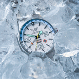 Votstok Europe Silver Stainless Steel Strap Men Watch NH34-595A773-BS