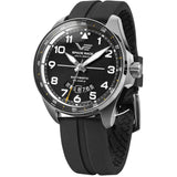 Vostok Europe Black Silicone Strap NH35-325A745-S