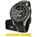 Votstok Europe Black Silicone Strap Men Watch NH35-511E767-SL