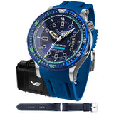 Votstok Europe Blue Silicone Strap Men Watch NH35-511E768-SL