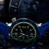 Votstok Europe Blue Silicone Strap Men Watch NH35-511E768-SL