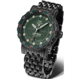 Vostok Europe Nuclear Submarine Black Stainless Steel Strap Men Watch NH35-571F608-BS