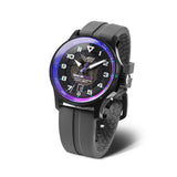 Vostok Europe Black Silicone Strap Men Watch NH35-592C760-S