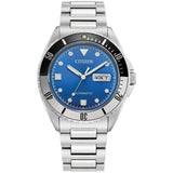 Citizen Sports Automatic Blue Dial Stainless Steel Watch NH7530-52M