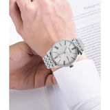 Citizen Mechanical White Dial Silver Stainless Steel Strap Men Watch NH8350-59A