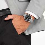 Citizen Automatic Black Dial Silver Stainless Steel Strap Men Watch NH8400-87E