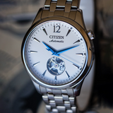Citizen Automatic Silver Stainless Steel Strap Men's Watch NH9131-73A