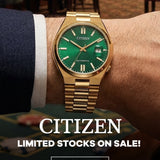 Citizen Tsuyosa Automatic Green Dial Gold Stainless Steel Men's Watch NJ0152-51X