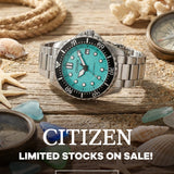 Citizen Mechanical Automatic Silver Stainless Steel Strap Men Watch NJ0170-83X