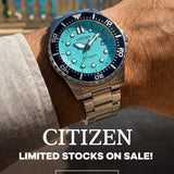 Citizen Mechanical Automatic Silver Stainless Steel Strap Men Watch NJ0170-83X