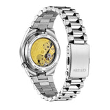 Citizen Mechanical Pink Dial Stainless Steel Strap Women Watch NJ0200-50Z