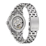 Citizen Mechanical Green Dial Stainless Steel Strap Men's Watch NJ0210-56M
