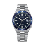Citizen Tsuyosa Stainless Steel Strap Men's Watch - Date Display | NJ0230-59L