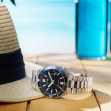 Citizen Tsuyosa Stainless Steel Strap Men's Watch - Date Display | NJ0230-59L