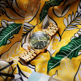 Citizen Tsuyosa Gold Stainless Steel Strap Men's Watch - Date Display | NJ0232-53X