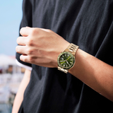 Citizen Tsuyosa Gold Stainless Steel Strap Men's Watch - Date Display | NJ0232-53X