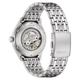 Citizen Mechanical Silver Stainless Steel Strap Men's Watch NJ0240-55A