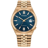 Citizen Tsuyosa 60 Rose Gold Stainless Steel Strap Men Watch NK0023-57L