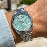 Citizen Mechanical Silver Stainless Steel Strap Men's Watch NK0030-51X