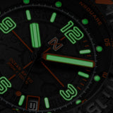 NSquare Ocean Speed Diver Swiss Black Rubber Strap Men's Watch - NS27.1