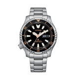 (Super Sale) Citizen Promaster Automatic Black Dial Stainless Steel Men's Watch NY0160-66E