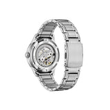 Citizen Mechanical Silver Stainless Steel Strap Men's Watch NY4060-51E