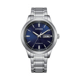 Citizen Mechanical Blue Dial Stainless Steel Strap Men's Watch NY4060-51L