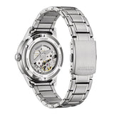 Citizen Mechanical Blue Dial Stainless Steel Strap Men's Watch NY4060-51L