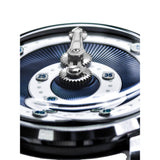 Mandetbrote Mechanical Exception Leather Strap Men's Watch - Orbital | Navy Silver