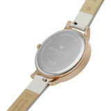 Olivia Burton Demi Blush Sunray Leather Strap Women Watch OB16DE13