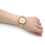 Olivia Burton Lucky Bee Dial Gold Stainless Steel Strap Women Watch OB16FB18