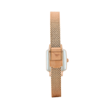Olivia Burton Blue Dial Rose Gold Milanese Strap Women Watch OB16MC63