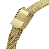 Olivia Burton Green Dial Gold Milanese Strap Women Watch OB16MN12