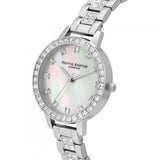 Olivia Burton Demi Treasure Silver Stainless Steel Strap Women Watch OB16MOP25