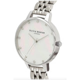 Olivia Burton Classic White Dial Silver Stainless Steel Strap Women Watch OB16SE14