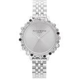 Olivia Burton Silver Dial Stainless Steel Strap Women Watch OB16US31