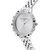 Olivia Burton Silver Dial Stainless Steel Strap Women Watch OB16US31