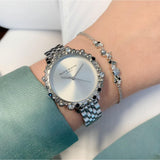 Olivia Burton Silver Dial Stainless Steel Strap Women Watch OB16US31