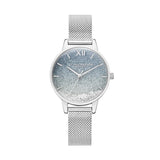 Olivia Burton Silver Milanese Strap Women Watch OB16US59