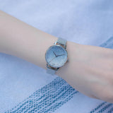 Olivia Burton Silver Milanese Strap Women Watch OB16US59