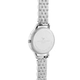 Olivia Burton Abstract Florals Dial Silver Stainless Steel Strap Women Watch OB16VM38